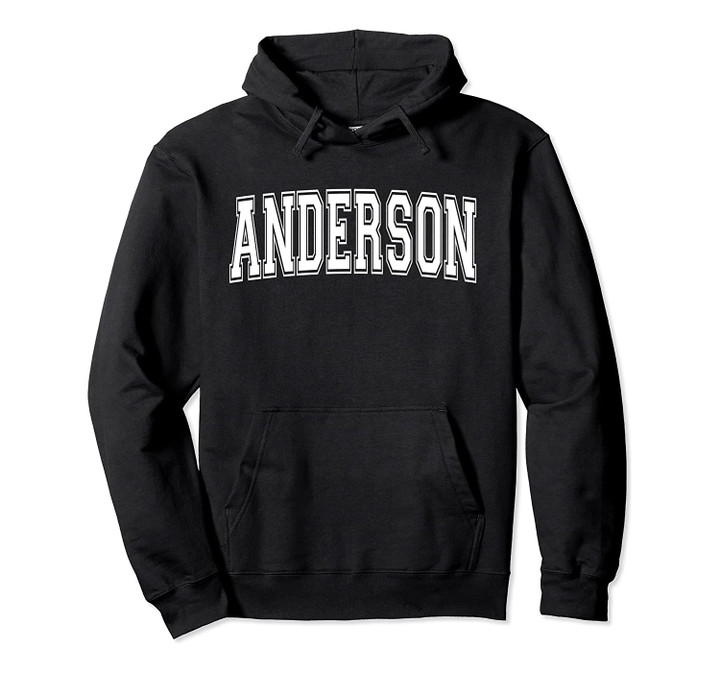 ANDERSON SC SOUTH CAROLINA USA Vintage Sports Varsity Style Pullover Hoodie
