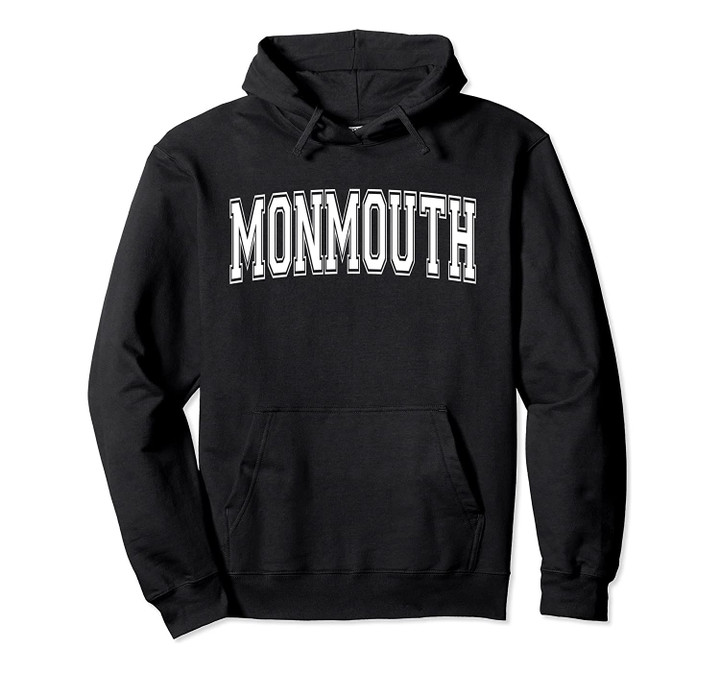 MONMOUTH OR OREGON USA Vintage Sports Varsity Style Pullover Hoodie