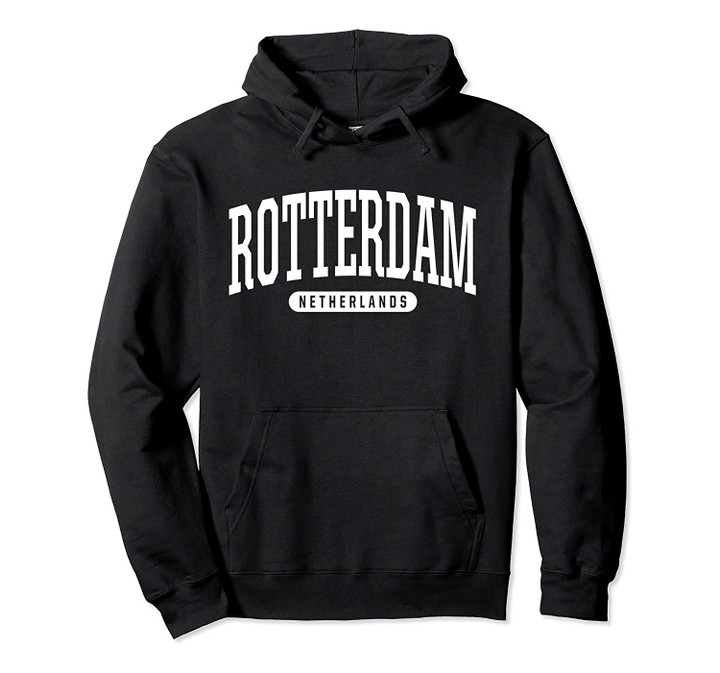 Rotterdam Hoodie Sweatshirt College University Style NL USA.