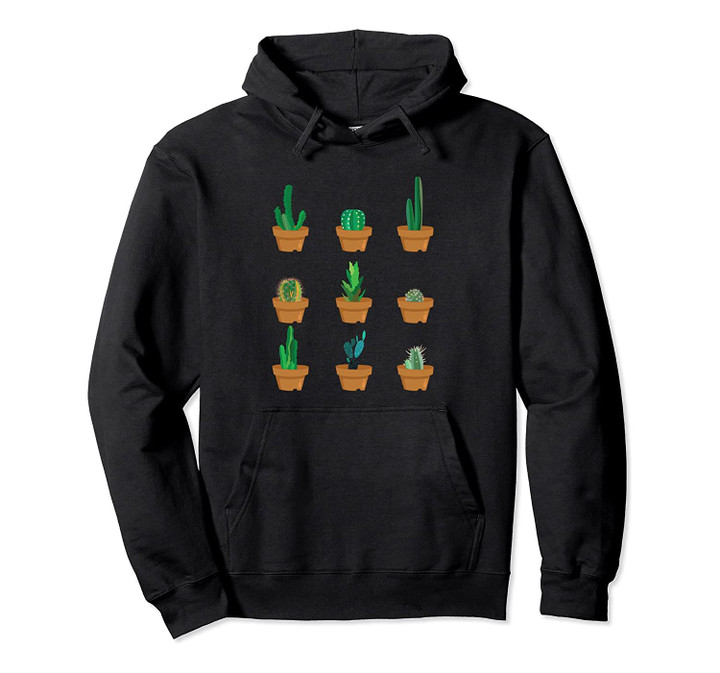 Cactus Thorns Plant Garden Desert Funny Gift Pullover Hoodie