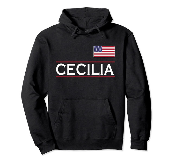 CECILIA Personalized Name Funny Birthday Gift Idea Pullover Hoodie