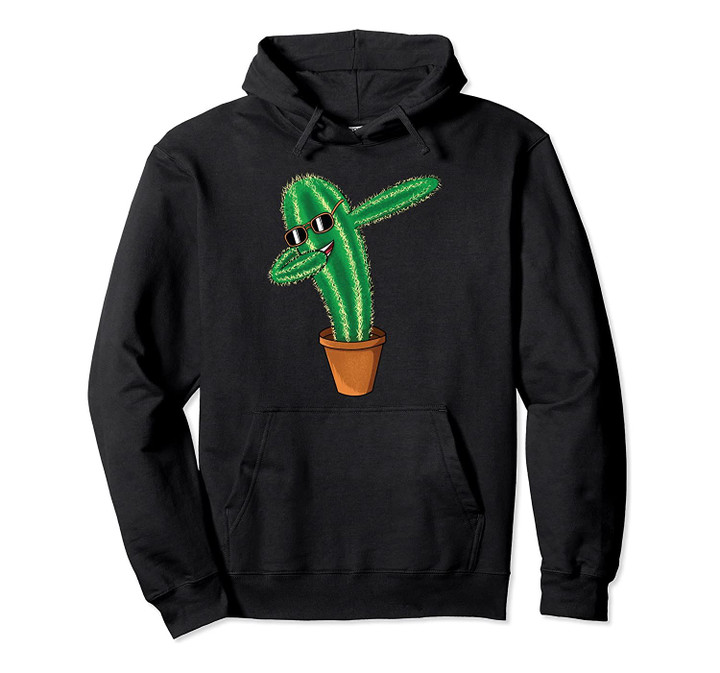 Dabbing Cactus lover | Potted Succulents Gardener Gift Pullover Hoodie