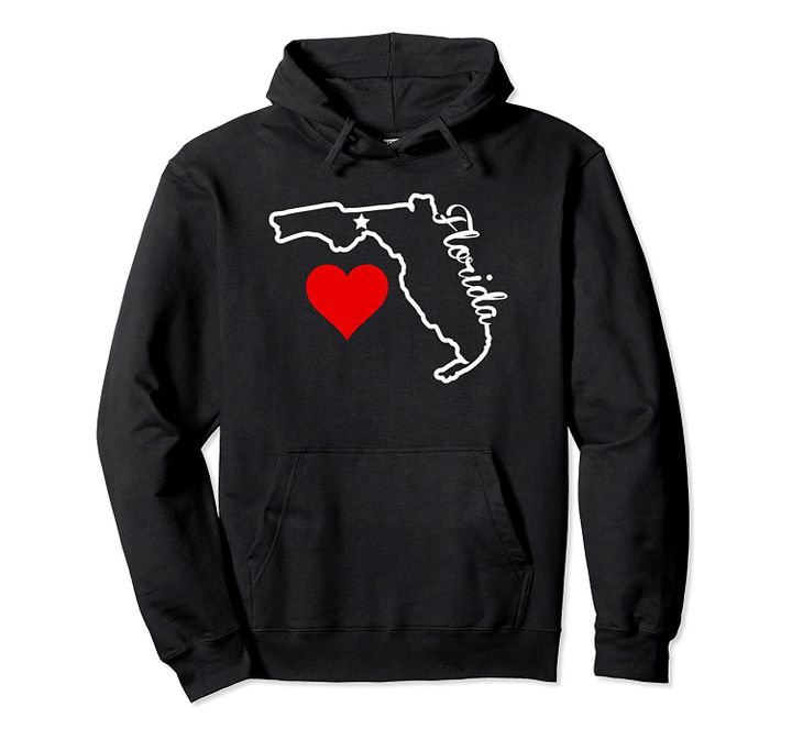 I Heart Florida Sunshine State Family Vacation Souvenir Gift Pullover Hoodie