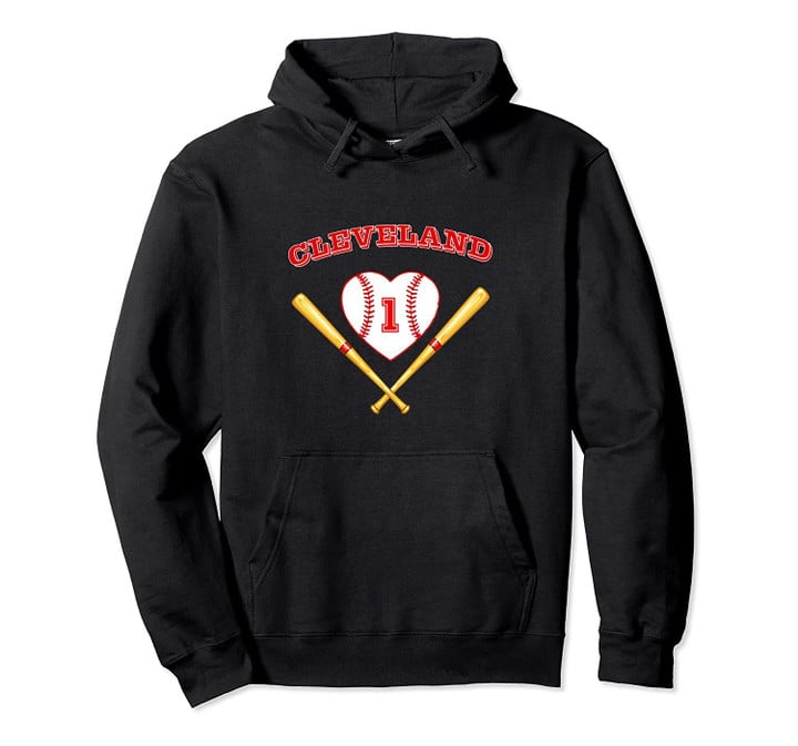 # 1 Cleveland Hometown Indian Tribe vintage for Baseball Fan Pullover Hoodie