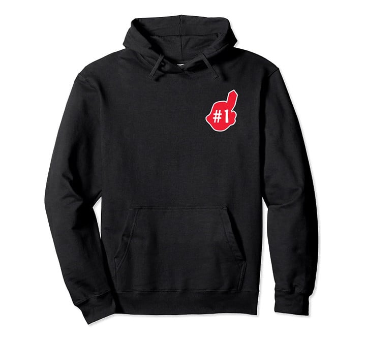 # 1 Cleveland Hometown Indian Tribe vintage Baseball Fans Pullover Hoodie
