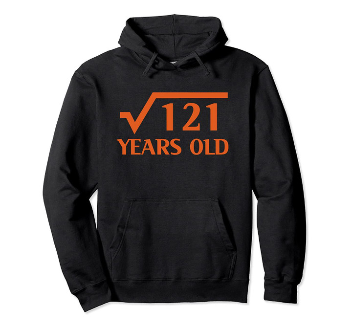 11rd Happy Birthday 11 Years Old Square Root of 121 Pullover Hoodie