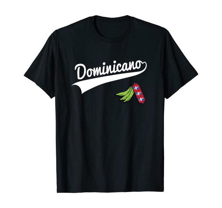 Dominican Republic Baseball Shirt Platano Power Unisex T-Shirt