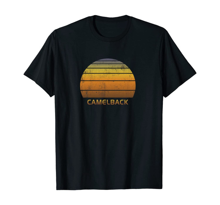 Vintage Camelback Mountain Arizona Hiking Sunset Unisex T-Shirt
