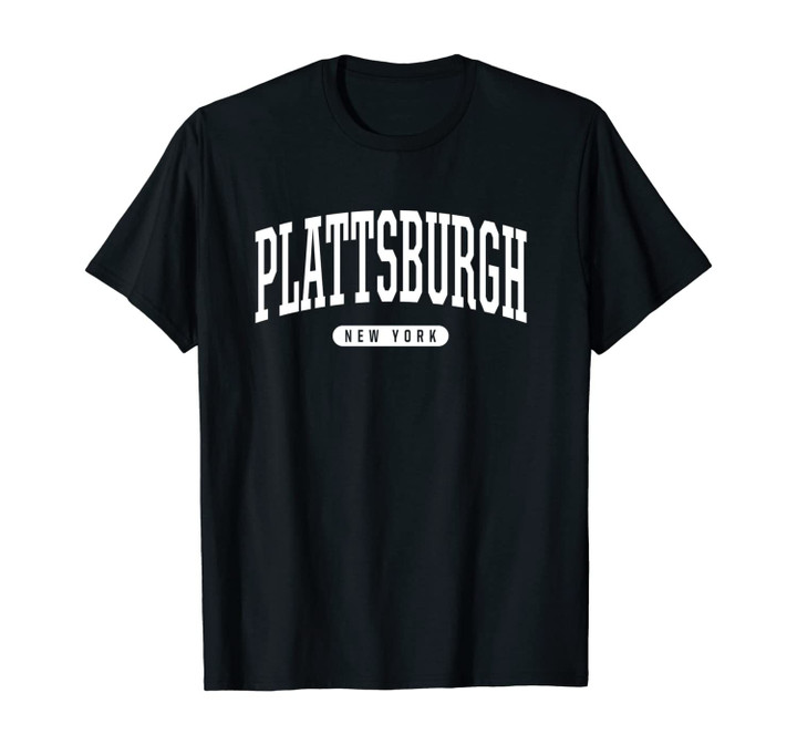 Plattsburgh Unisex T-Shirt Sweatshirt College University Style NY US