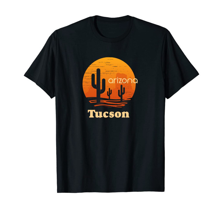 Tucson Arizona Retro Cactus Unisex T-Shirt