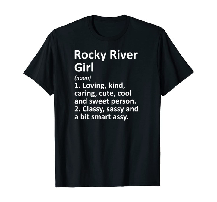 ROCKY RIVER GIRL OH OHIO Funny City Home Roots Gift Unisex T-Shirt