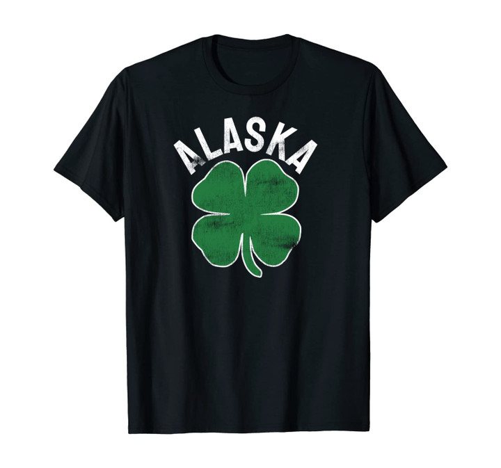 St. Patrick's Day Shamrock Alaska Irish Saint Paddy's Gift Unisex T-Shirt