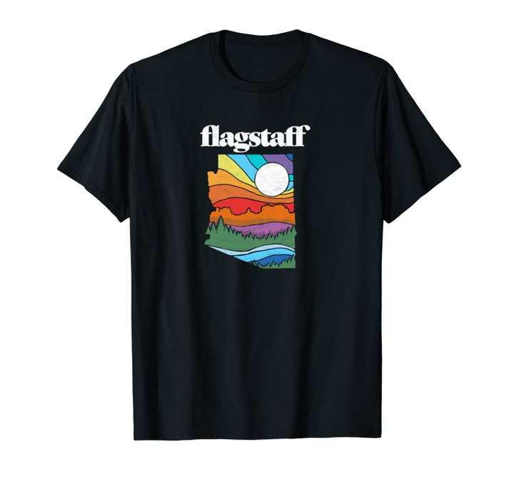 Flagstaff Arizona Vintage Nature Design Outdoor Graphic Unisex T-Shirt