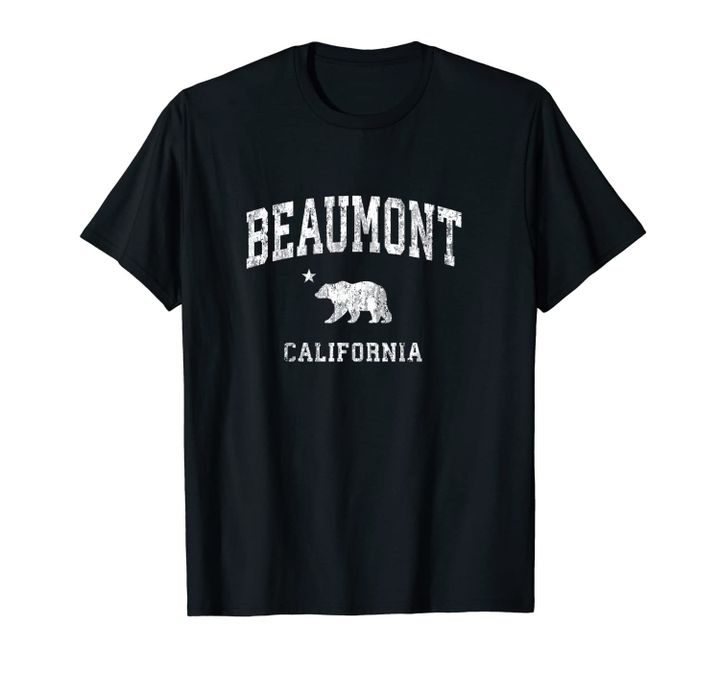 Beaumont California CA Vintage Distressed Sports Design Unisex T-Shirt