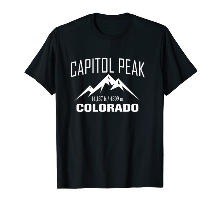 CAPITOL PEAK COLORADO Climbing Summit Club Outdoor Gift Unisex T-Shirt
