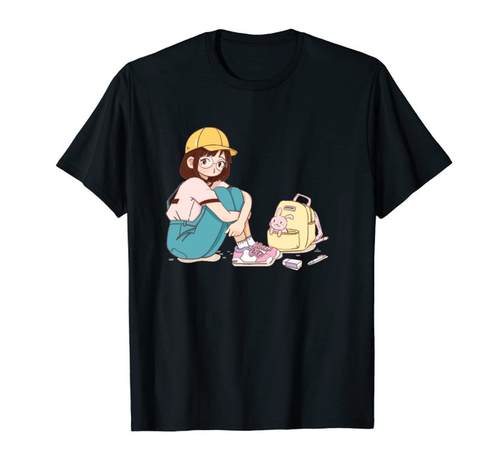 Loli Girl Gift - Otaku Anime Gift - Chibi Loli School Girl Unisex T-Shirt