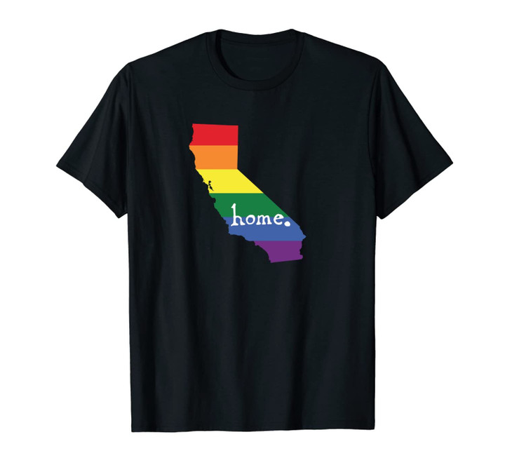California Gay Pride Unisex T-Shirt - LGBT Cali Rainbow State