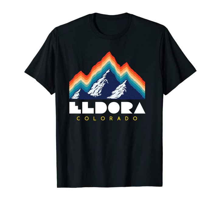Eldora Colorado - USA hiking and climbing 1980s Retro Unisex T-Shirt