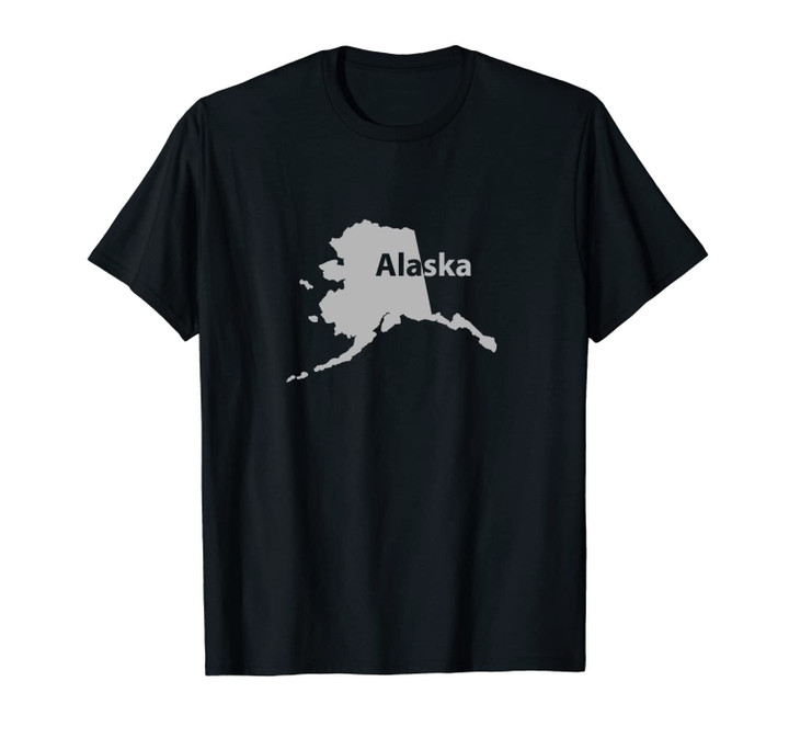 Alaska Map Home State Pride Gift Unisex T-Shirt