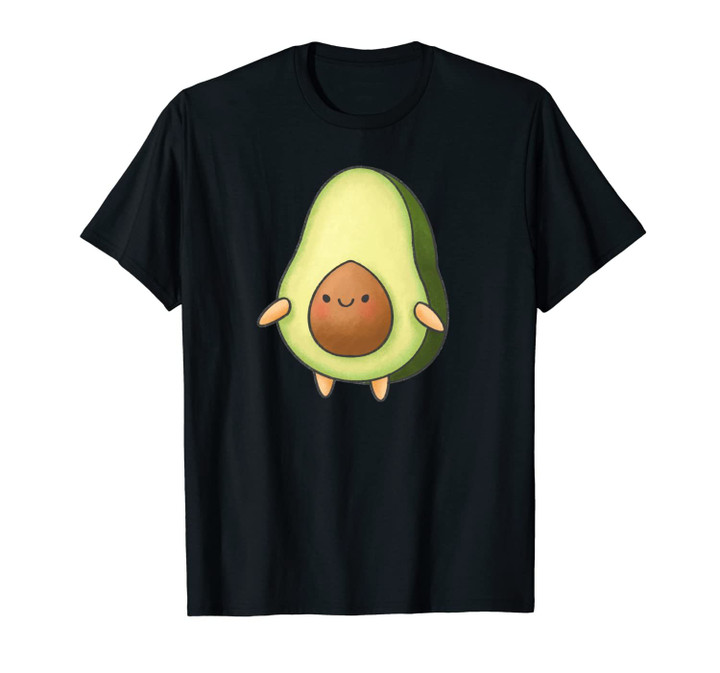 Kawaii Avocado Cartoon Japanese Anime Gift Unisex T-Shirt