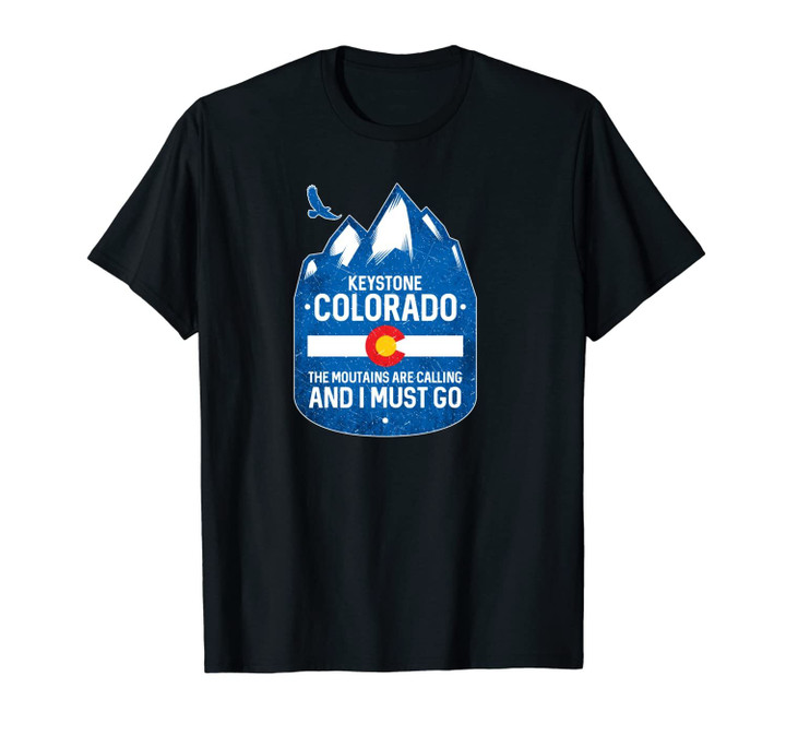 Keystone Colorado Mountains Are Calling Unisex T-Shirt