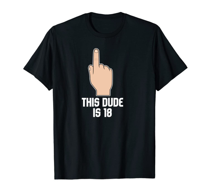 This Dude Is 18 | 18th Eighteenth B-Day Retro Gift Unisex T-Shirt