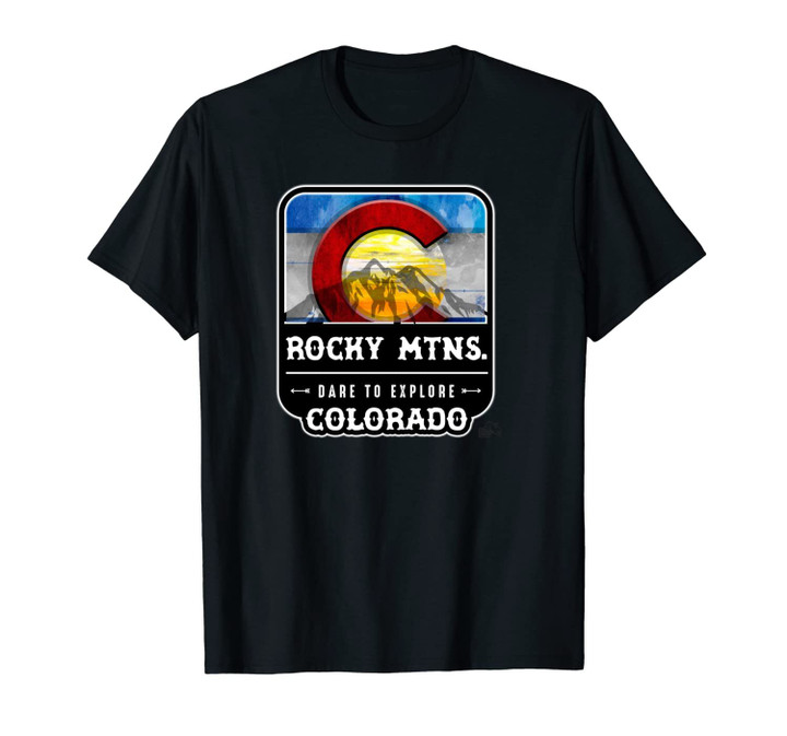 Dare to Explore the Rocky Mountains Unisex T-Shirt