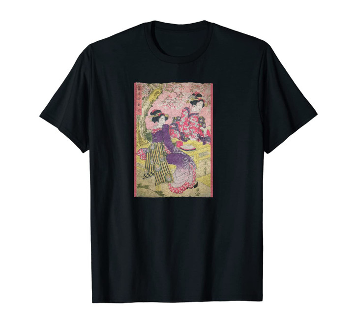 Vintage Japanese Retro Art Print Tee Japan Culture Gift Unisex T-Shirt