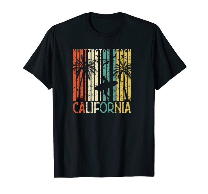 Retro Huntington Beach Residents State Surfer California Unisex T-Shirt