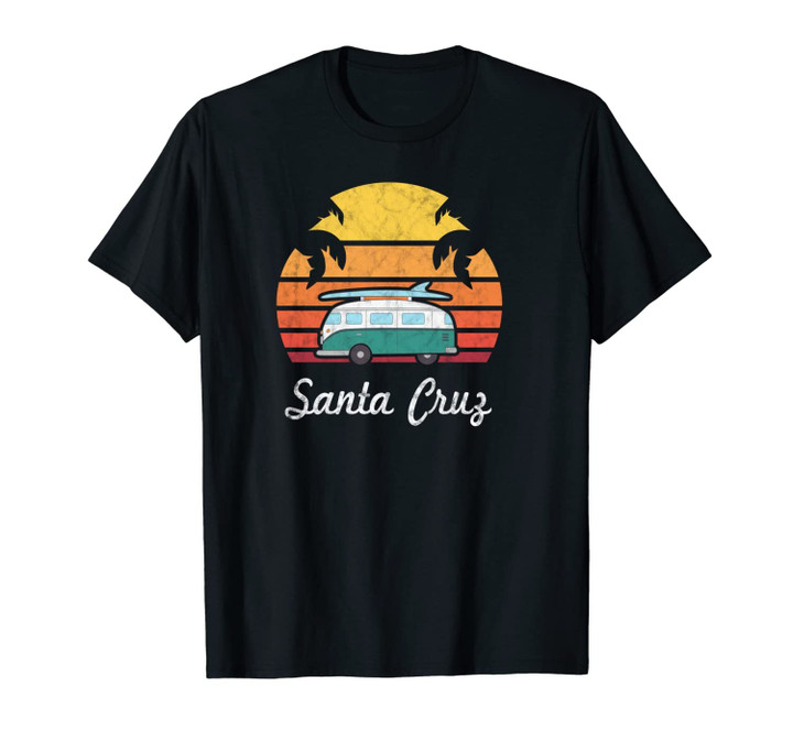 Santa Cruz Souvenir Retro Fun California Men Women Clothing Unisex T-Shirt