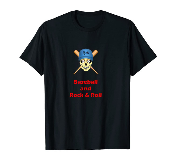 Baseball & Rock and Roll Unisex T-Shirt