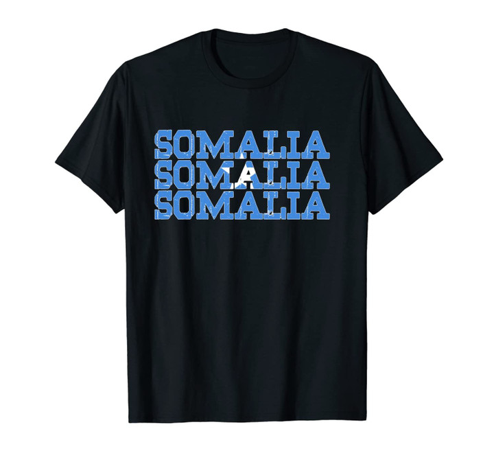 SOMALIA | Somali Flag Sports Lovers Unisex T-Shirt