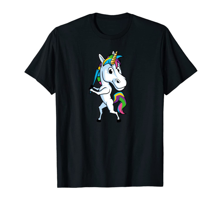 Funny Unicorn Sports Magical Softball Bat Baseball Athlete Unisex T-Shirt