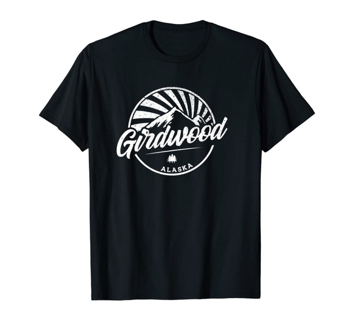 Girdwood Alaska Vintage Outdoor Graphic Unisex T-Shirt