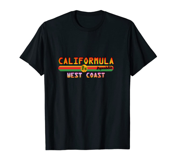California Republic Unisex T-Shirt Cali West Coast Hooded Sweatshirt