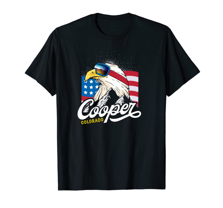 Cooper, Colorado - USA Winter Sports Retro Unisex T-Shirt