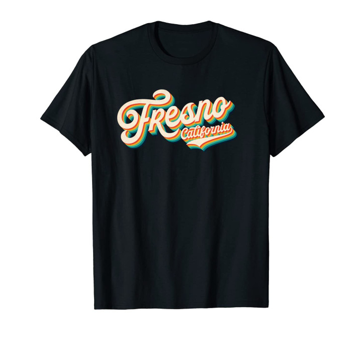70s Vintage Retro Fresno California Throwback Gift Unisex T-Shirt