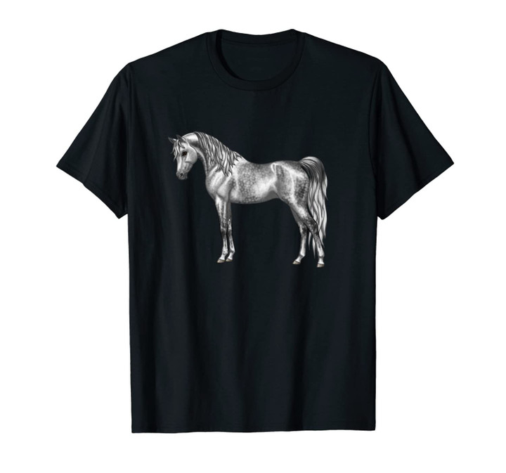 Beautiful Dapple Gray Egyptian Arabian Horse Lovers Gift Unisex T-Shirt