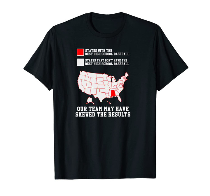 Gift For Alabama Mom Of High School Baseball Player Unisex T-Shirt