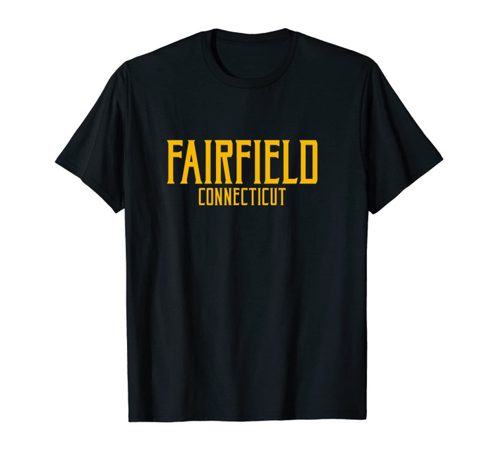 Fairfield Vintage Text Amber Print Unisex T-Shirt