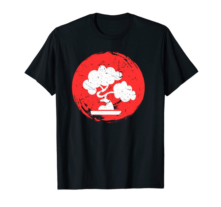 Japanese Bonsai Tree Red Sun Karate Gift Unisex T-Shirt