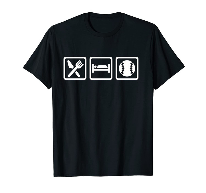 Eat sleep baseball Unisex T-Shirt