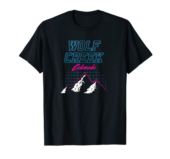 Wolf Creek, Colorado - USA Ski Resort 1980s Retro Unisex T-Shirt