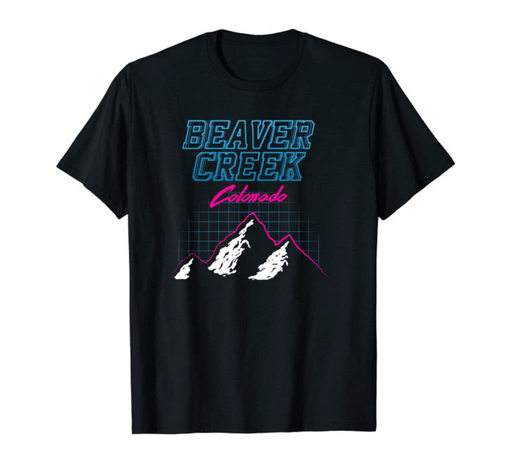 Beaver Creek, Colorado - USA Ski Resort 1980s Retro Unisex T-Shirt