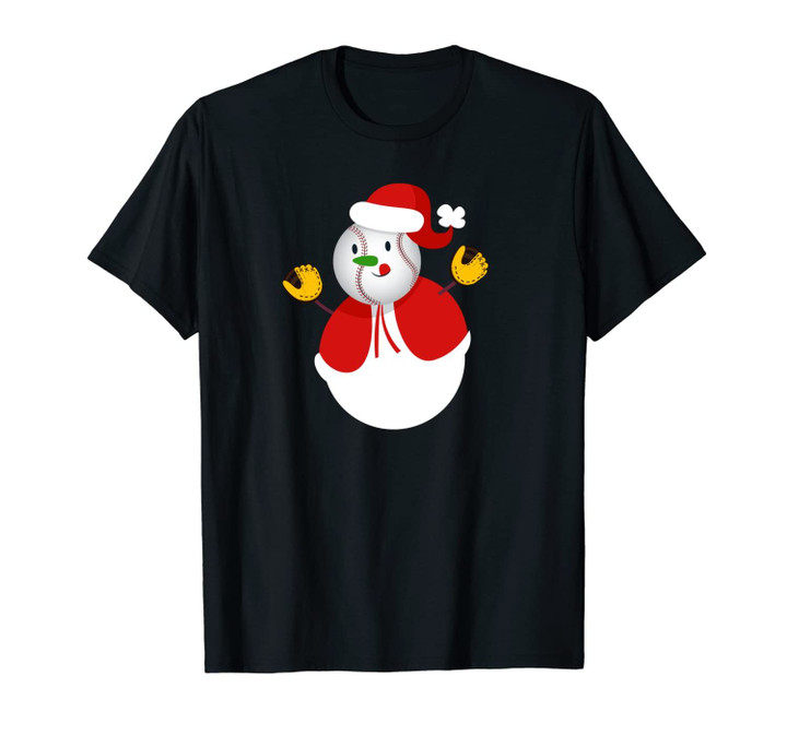 Christmas Snowman Baseball Shirt Snowman Christmas Presents Unisex T-Shirt