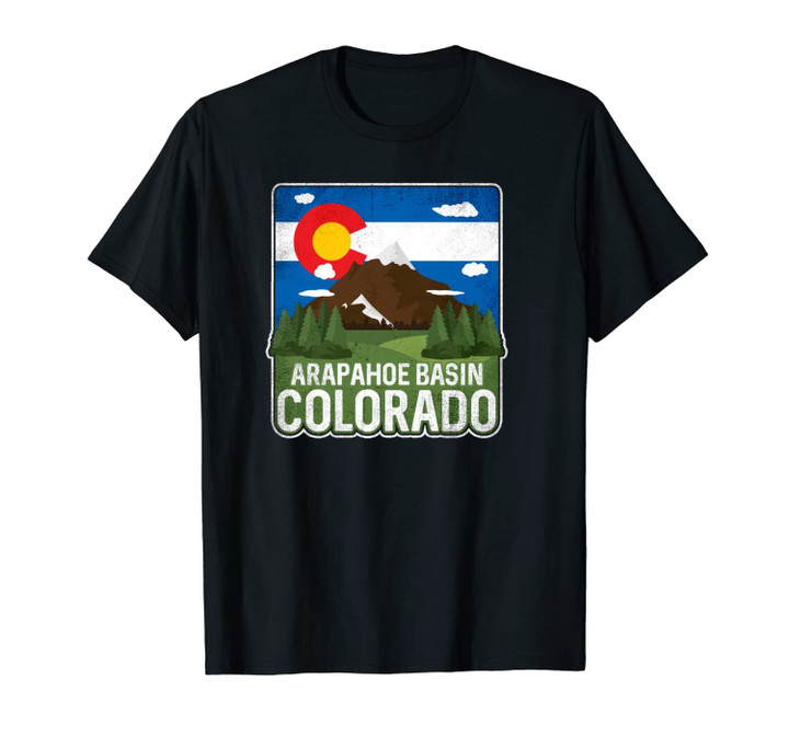 Vintage Arapahoe Basin Colorado Rocky Mountains Unisex T-Shirt