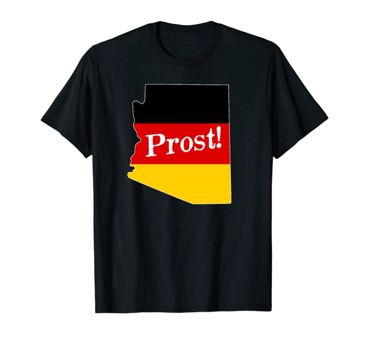 Arizona AZ Squad Drinking Prost Beer German Flag Oktoberfest Unisex T-Shirt