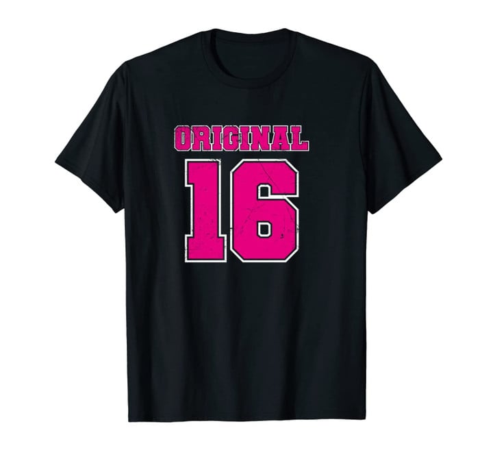 Sweet 16 Years Old And Fabulous 16th Birthday Age Art Themed Unisex T-Shirt