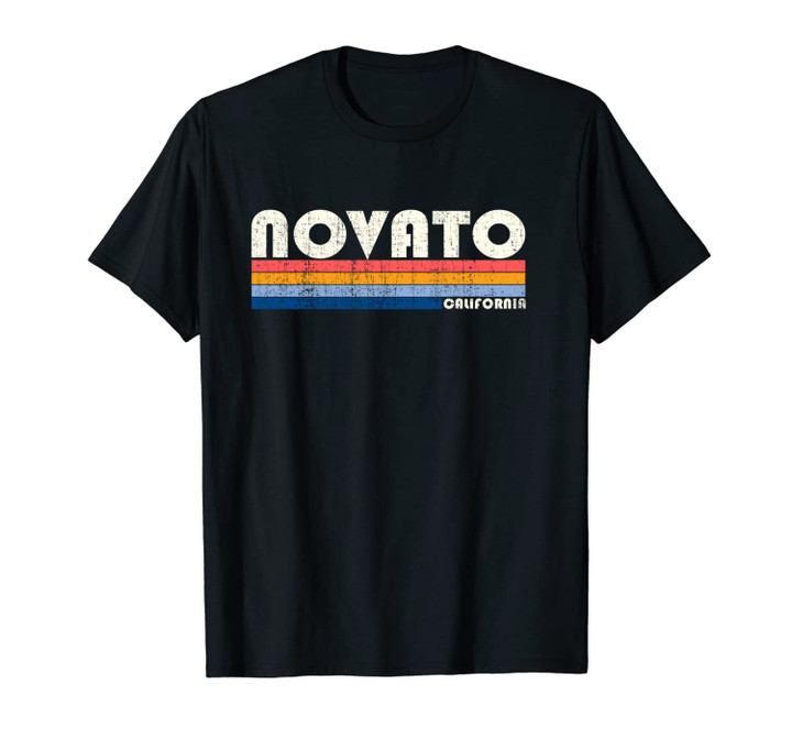 Vintage 70s 80s Style Novato, California Unisex T-Shirt