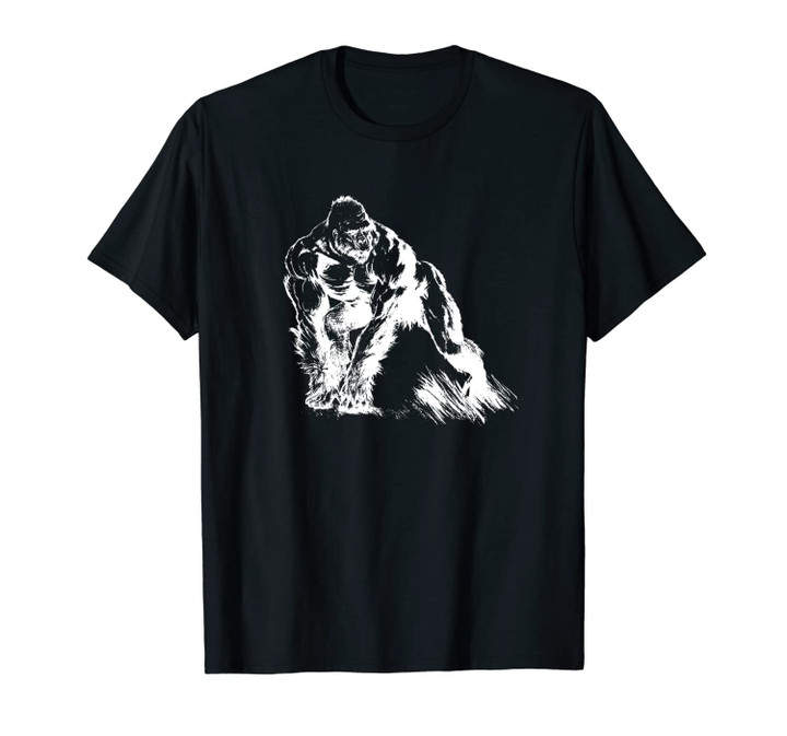 Buff Alpha Silverback Gorilla Art Design Unisex T-Shirt
